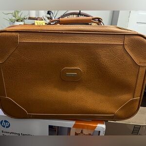 Invicta Tan Leather Men's Briefcase